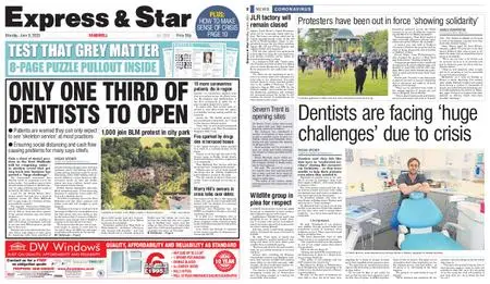 Express and Star Sandwell Edition – June 08, 2020