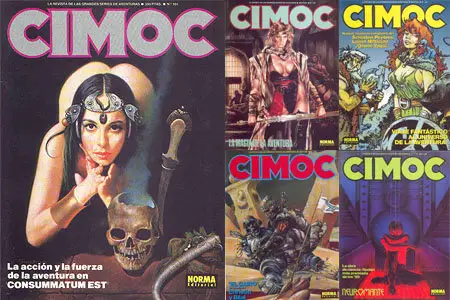 Revista Cimoc #101 to #105 (1989)