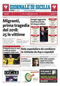Giornale di Sicilia Sicilia Orientale - 7 Gennaio 2018