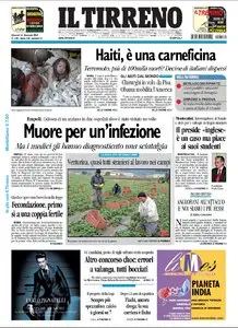 IL TIRRENO EMPOLI LIVORNO PISA LUCCA PRATO VIAREGGIO 14 GENNAIO 2010