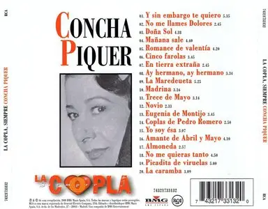 Concha Piquer – 20 Grandes Éxitos (2000)