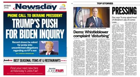 Newsday – September 26, 2019