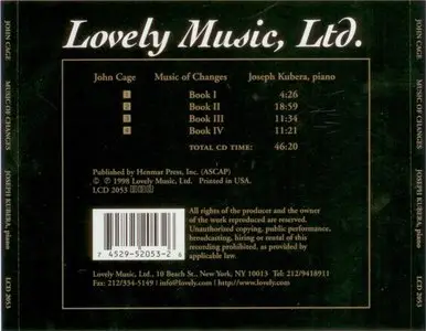 John Cage - Music of Changes - Joseph Kubera (1998)