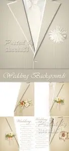 Stock Photo - Beige Wedding Cards 2