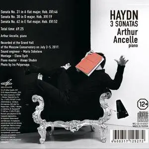 Arthur Ancelle - Haydn: 3 Sonatas (2018)