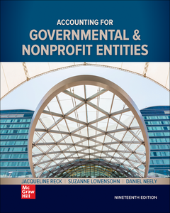 Accounting for Governmental & Nonprofit Entities, 19th Edition
