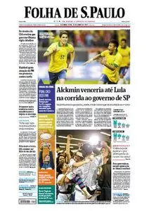 Jornal Folha de São Paulo - 10 de junho de 2013 - Segunda
