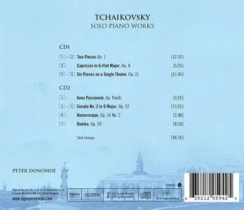 Peter Donohoe - Tchaikovsky: Solo Piano Works (2019)