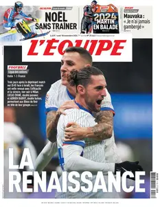 L’equipe du Lundi 18 Novembre 2024