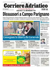 Corriere Adriatico Ascoli - 26 Febbraio 2025