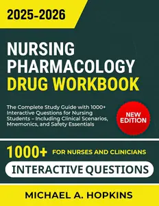Nursing Pharmacology Drug Workbook