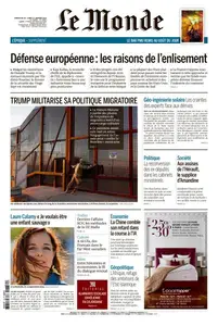 Le Monde du Dimanche 26 et Lundi 27 Janvier 2025