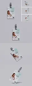 ID Card Mockup X25PYC8