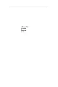 Intermediate Spanish Memory Book : A New Approach to Vocabulary Building
