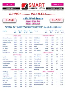 Smart Plus News Letter - 2 December 2024