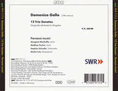 Parnassi Musici - Domenico Gallo: 12 Trio Sonatas (2000)