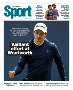 The Herald Sport (Scotland) - 12 September 2025