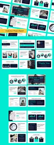 Evaluation Project Report Google Slides DQXU25D