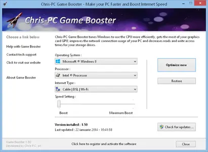 Chris-PC Game Booster 7.26.0324