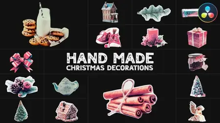 Hand Made Christmas Decorations | DaVinci Resolve 55728424