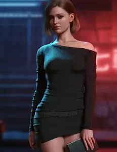 Daz3d - Midnight Mini Outfit Set for Genesis 9