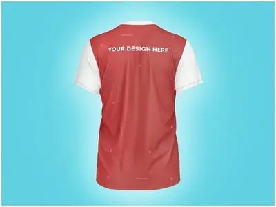 T-Shirt Mockup Back View 538215584