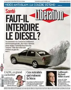Libération du Vendredi 14 Septembre 2012