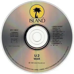 U2 - War (1983) [Non-Remastered]