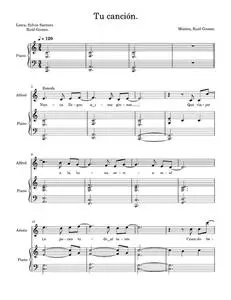 Tu Canción - Alfred García, Amaia & Alfred, Amaia Romero (Piano Vocal)