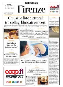la Repubblica Firenze - 23 Agosto 2022