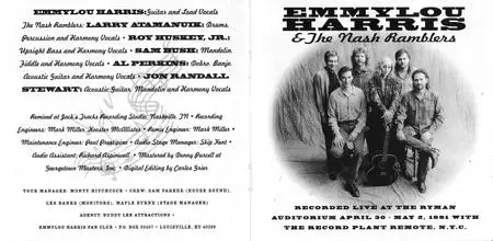 Emmylou Harris and The Nash Ramblers - At The Ryman (1992)