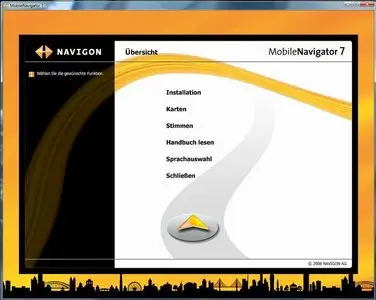 NAVIGON MN7 DvD 320x240 WinCE 5.0 PNA inkl. EU Q1 2009  Maps