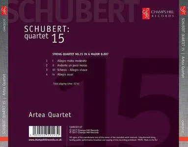 Artea Quartet - Schubert: String Quartet No. 15 (2018)