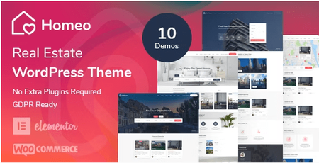 Themeforest - Homeo v1.2.41 - Real Estate WordPress Theme