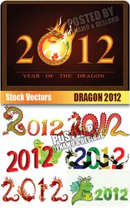 Dragon 2012 - Stock Vectors