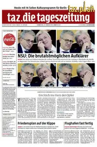 Tageszeitung TAZ vom 19 Februar 2015