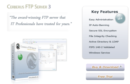 Cerberus FTP Server 3.0.7.1