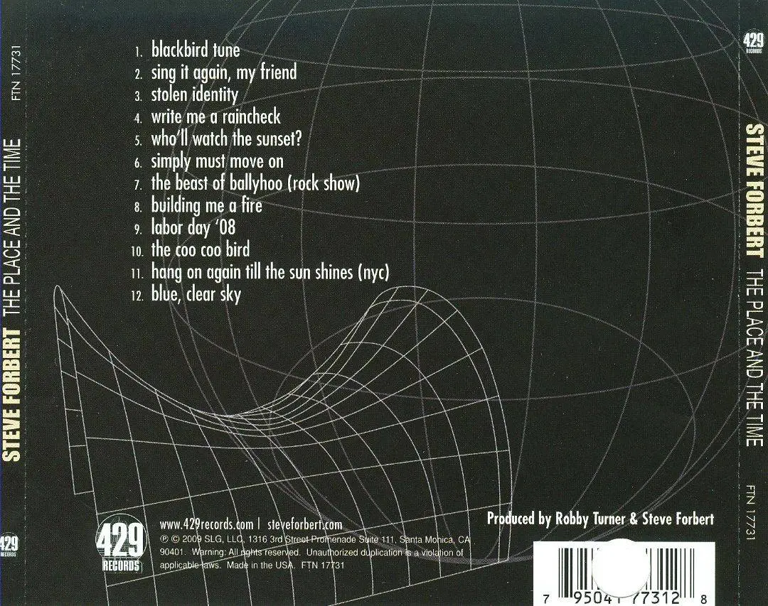 Steve Forbert - The Place And The Time (2009)