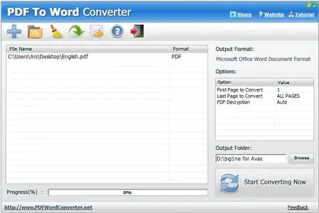 PDFZilla PDF To Word Converter 3.5.0 Portable