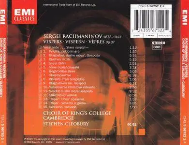Choir of King's College, Stephen Cleobury - Rachmaninov: Vespers, Op.37 (1999)
