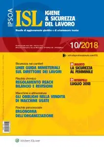 Igiene & Sicurezza del Lavoro - Ottobre 2018