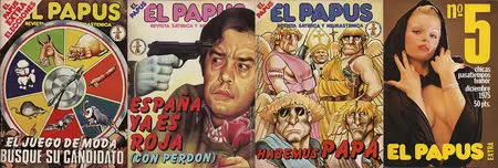 El Papus #440, #442-443 y Extra #5 1975