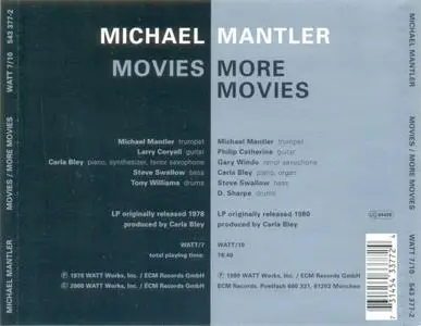 Michael Mantler - Movies & More Movies (2000) {2LP in 1CD}