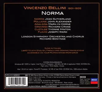 Richard Bonynge, London Symphony Orchestra, Joan Sutherland, Marilyn Horne - Bellini: Norma (2002)