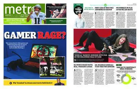 Metro Boston – August 28, 2018