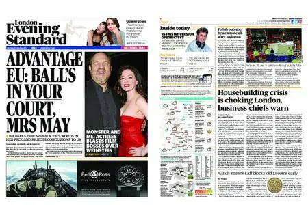 London Evening Standard – October 09, 2017