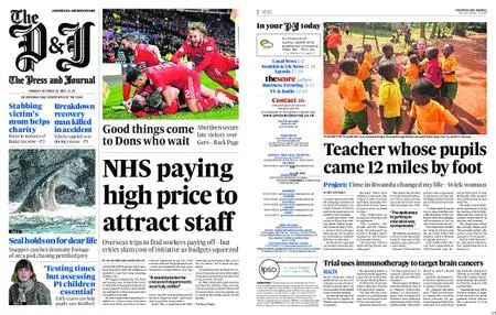 The Press and Journal Aberdeen – October 29, 2018