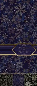 Snowflakes Patterns Vector