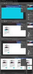 Learn Professional Web Desing In Photoshop