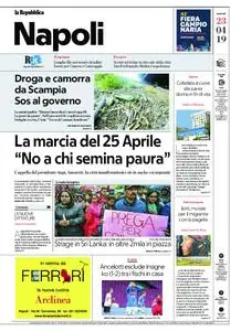 la Repubblica Napoli – 23 aprile 2019